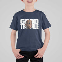 John Lewis Quote Affrican American T Shirt For Kid Black History Good Trouble