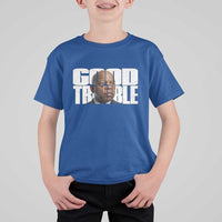 John Lewis Quote Affrican American T Shirt For Kid Black History Good Trouble