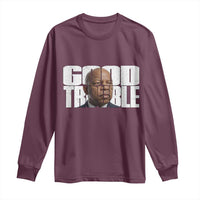 John Lewis Quote Affrican American Long Sleeve Shirt Black History Good Trouble