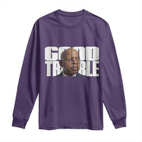 John Lewis Quote Affrican American Long Sleeve Shirt Black History Good Trouble