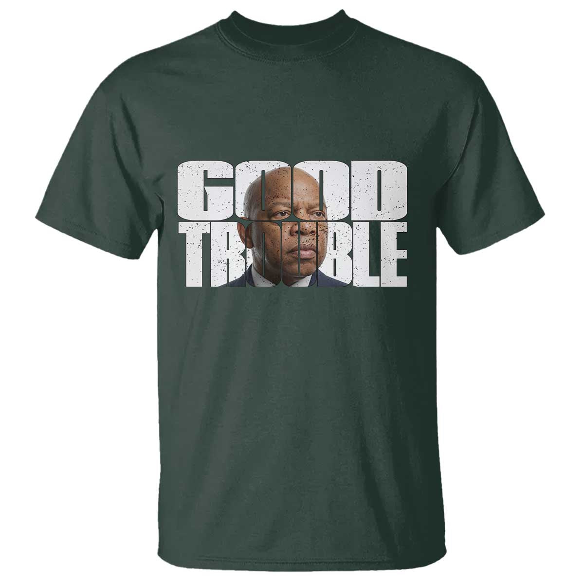 John Lewis Quote Affrican American T Shirt Black History Good Trouble