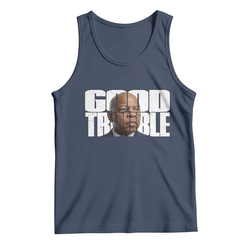 John Lewis Quote Affrican American Tank Top Black History Good Trouble