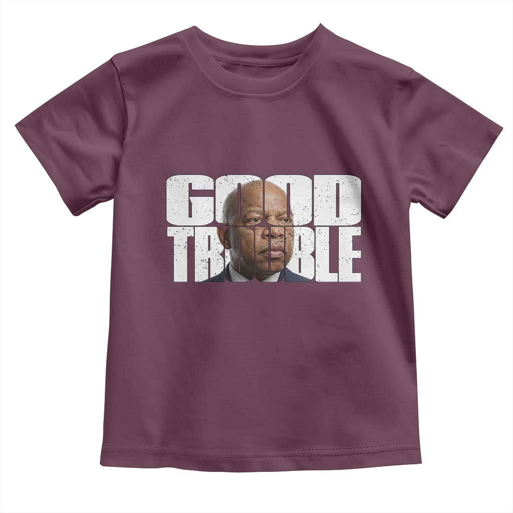 John Lewis Quote Affrican American Toddler T Shirt Black History Good Trouble
