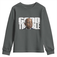 John Lewis Quote Affrican American Youth Sweatshirt Black History Good Trouble