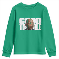 John Lewis Quote Affrican American Youth Sweatshirt Black History Good Trouble
