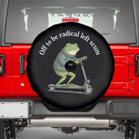 Off To Be Radical Left Scum Spare Tire Cover Funny Frog Anti ICE Political Protest