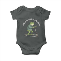 Off To Be Radical Left Scum Baby Onesie Funny Frog Anti ICE Political Protest