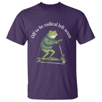 Off To Be Radical Left Scum T Shirt Funny Frog Anti ICE Political Protest