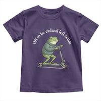 Off To Be Radical Left Scum Toddler T Shirt Funny Frog Anti ICE Political Protest