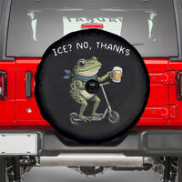 Funny Frog Anti ICE Political Protest Spare Tire Cover Ice? No Thanks