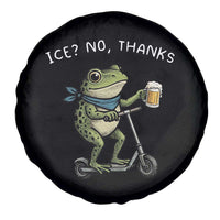 Funny Frog Anti ICE Political Protest Spare Tire Cover Ice? No Thanks