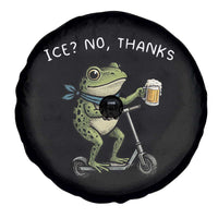 Funny Frog Anti ICE Political Protest Spare Tire Cover Ice? No Thanks