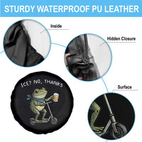 Funny Frog Anti ICE Political Protest Spare Tire Cover Ice? No Thanks