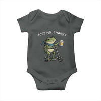 Funny Frog Anti ICE Political Protest Baby Onesie Ice? No Thanks