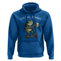 Funny Frog Anti ICE Political Protest Hoodie Ice? No Thanks