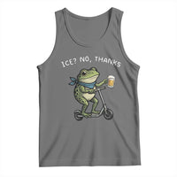 Funny Frog Anti ICE Political Protest Tank Top Ice? No Thanks