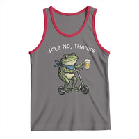 Funny Frog Anti ICE Political Protest Tank Top Ice? No Thanks