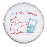 Funny Cat Anti ICE Political Protest Spare Tire Cover Ice? No Thanks