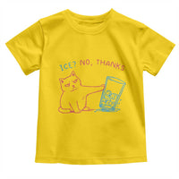 Funny Cat Anti ICE Political Protest Toddler T Shirt Ice? No Thanks