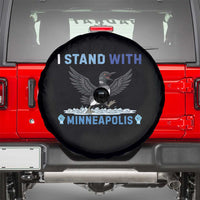 I Stand With Minneapolis Spare Tire Cover Loon Minnesota Resist Anti ICE Immigration Protest