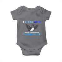 I Stand With Minneapolis Baby Onesie Loon Minnesota Resist Anti ICE Immigration Protest