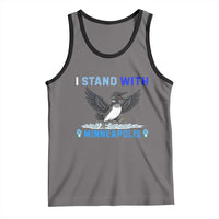 I Stand With Minneapolis Tank Top Loon Minnesota Resist Anti ICE Immigration Protest