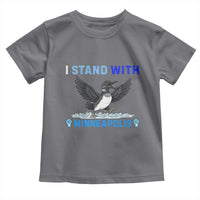 I Stand With Minneapolis Toddler T Shirt Loon Minnesota Resist Anti ICE Immigration Protest