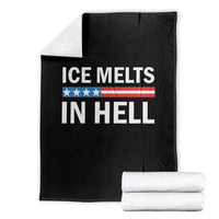 Ice Melts In Hell Throw Blanket Activist Statement Quote