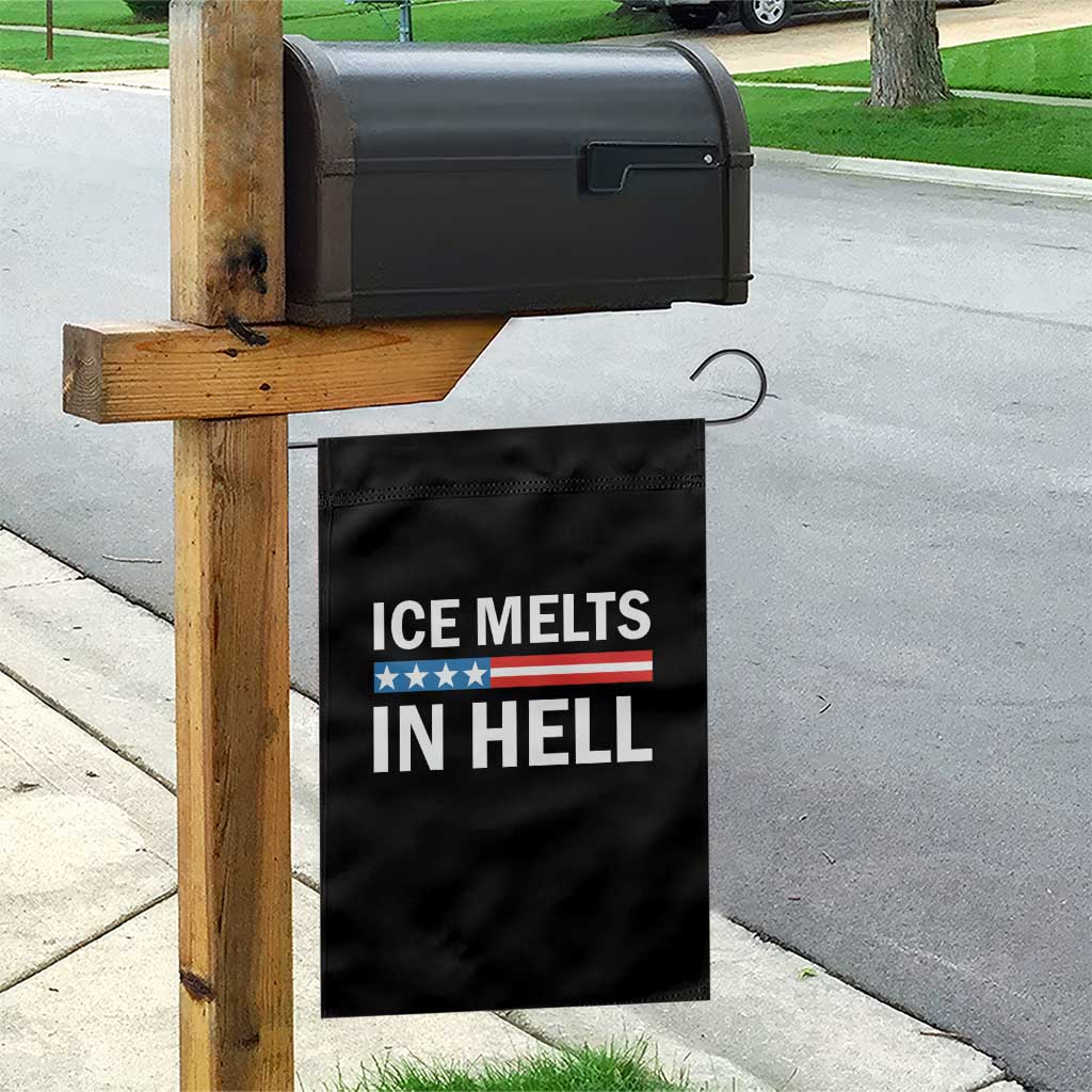 Ice Melts In Hell Garden Flag Activist Statement Quote