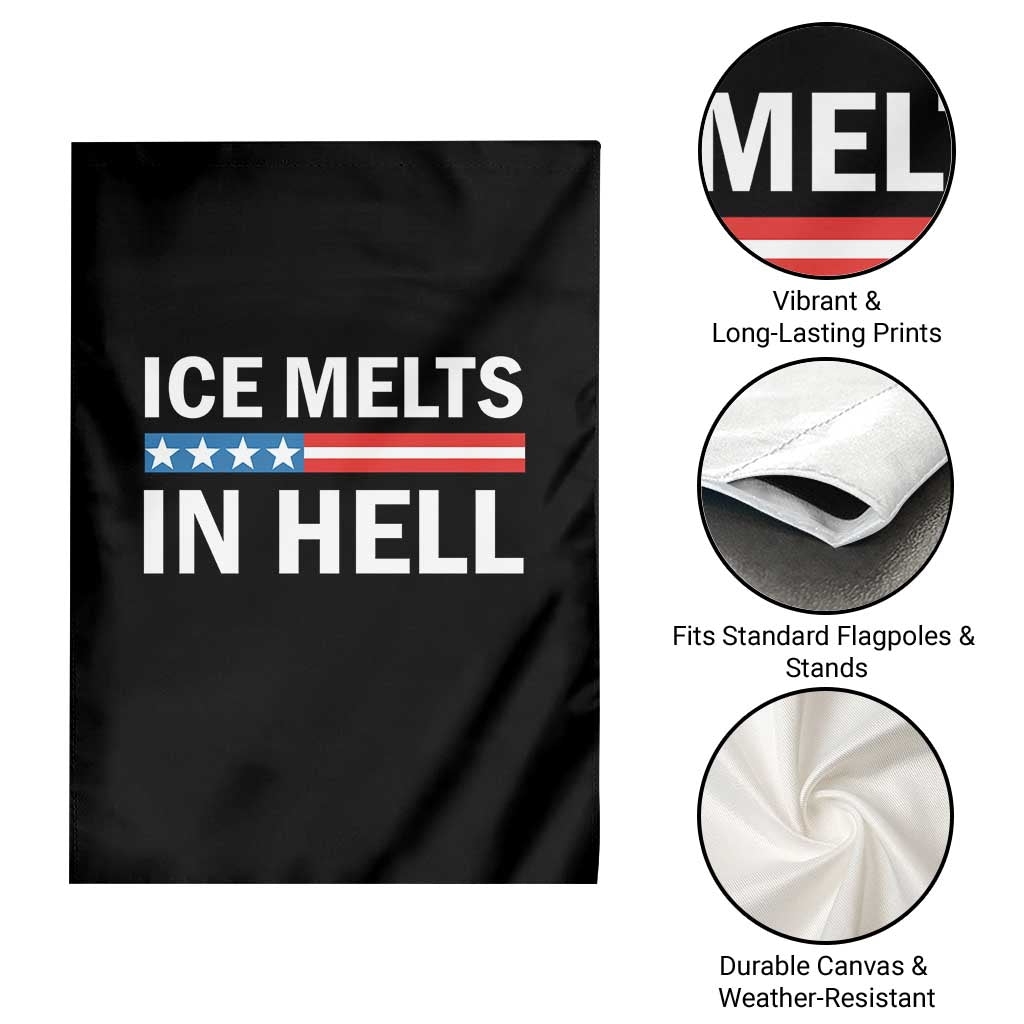 Ice Melts In Hell Garden Flag Activist Statement Quote