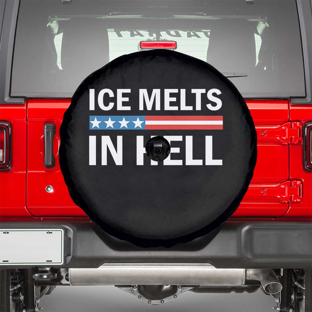Ice Melts In Hell Spare Tire Cover Activist Statement Quote