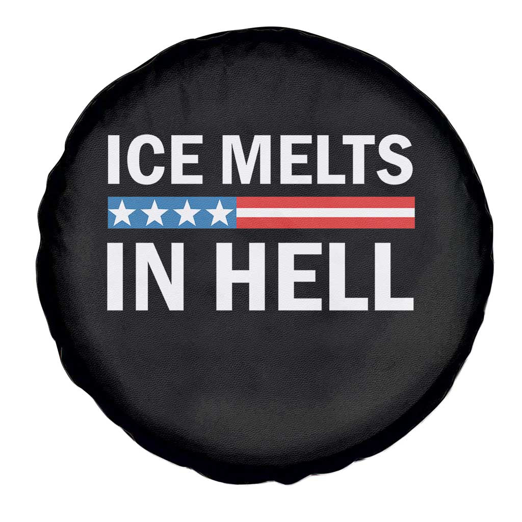 Ice Melts In Hell Spare Tire Cover Activist Statement Quote