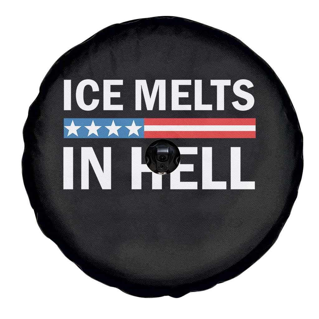 Ice Melts In Hell Spare Tire Cover Activist Statement Quote