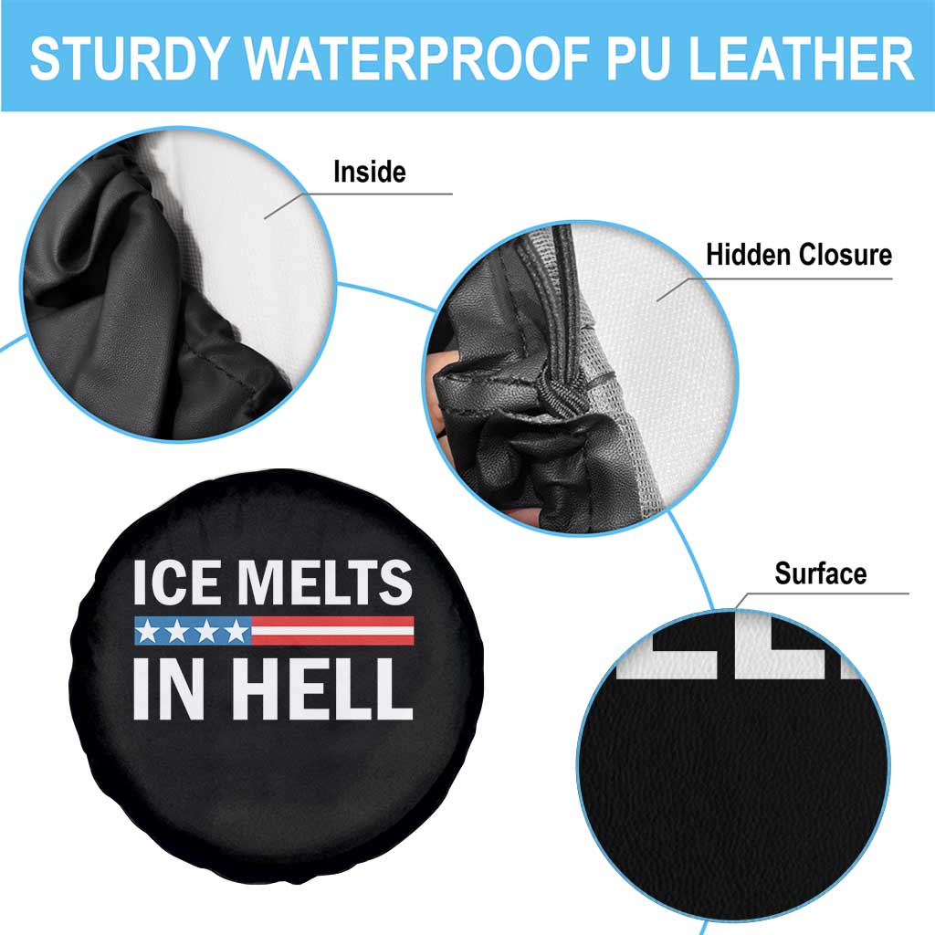 Ice Melts In Hell Spare Tire Cover Activist Statement Quote