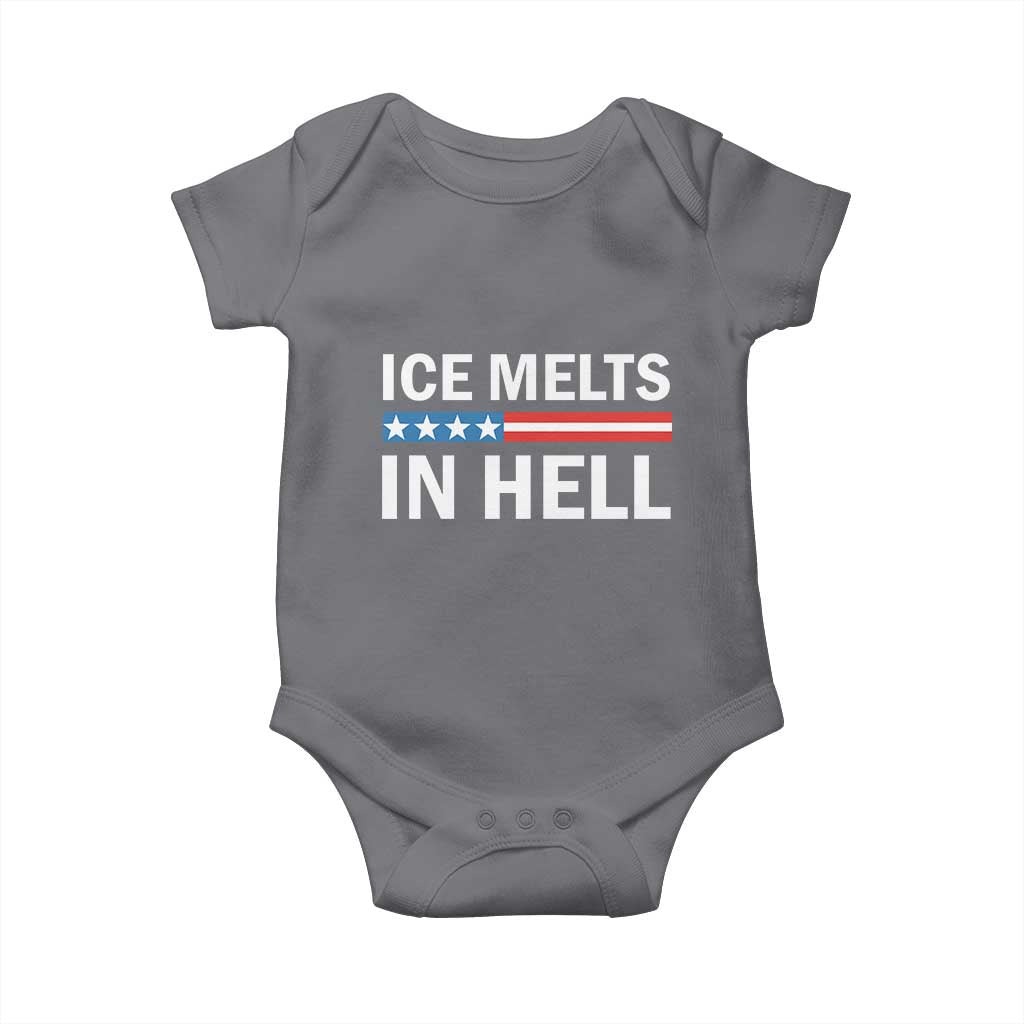 Ice Melts In Hell Baby Onesie Activist Statement Quote