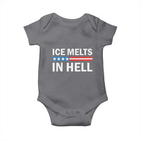 Ice Melts In Hell Baby Onesie Activist Statement Quote