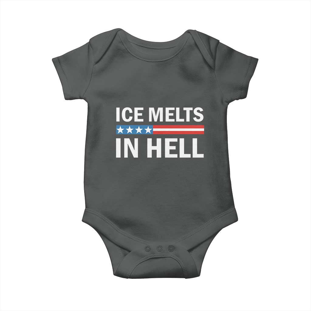 Ice Melts In Hell Baby Onesie Activist Statement Quote