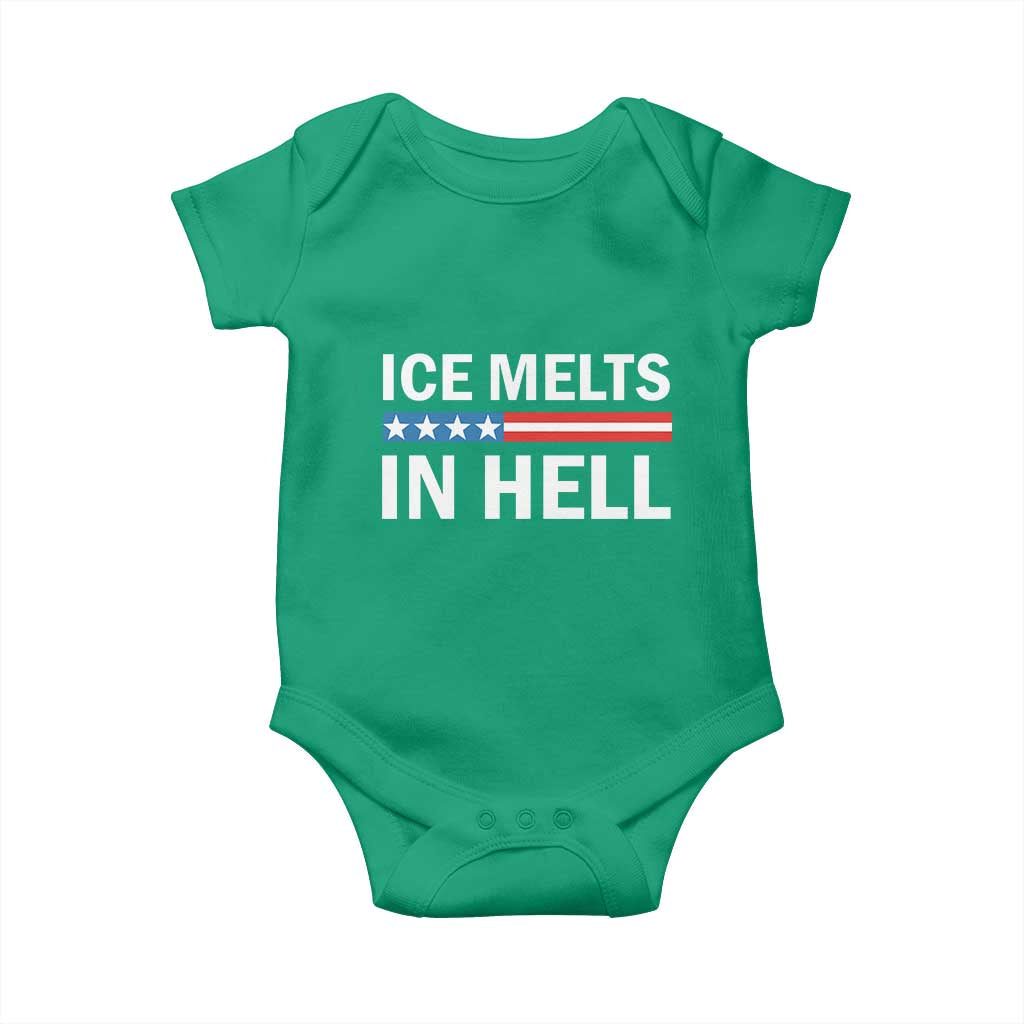 Ice Melts In Hell Baby Onesie Activist Statement Quote