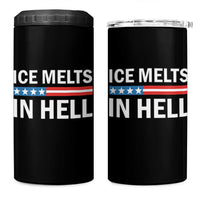 Ice Melts In Hell 4 in 1 Can Cooler Tumbler Activist Statement Quote