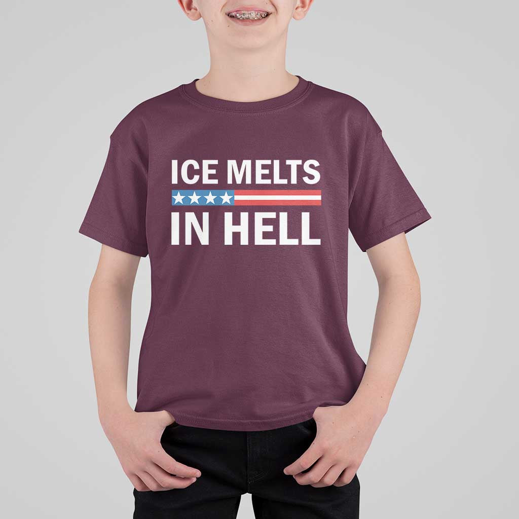 Ice Melts In Hell T Shirt For Kid Activist Statement Quote