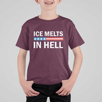 Ice Melts In Hell T Shirt For Kid Activist Statement Quote