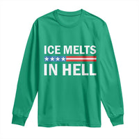 Ice Melts In Hell Long Sleeve Shirt Activist Statement Quote