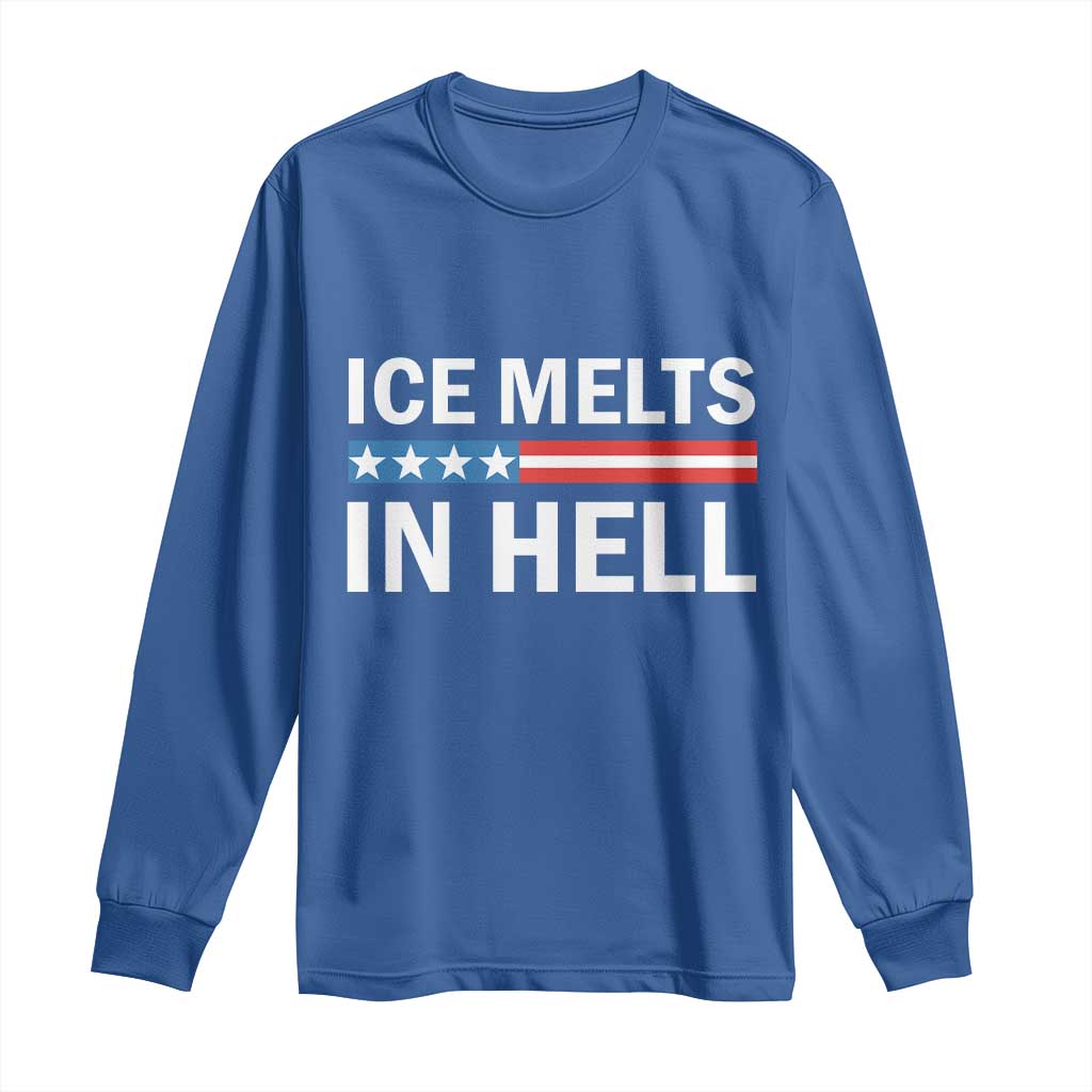 Ice Melts In Hell Long Sleeve Shirt Activist Statement Quote