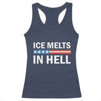 Ice Melts In Hell Racerback Tank Top Activist Statement Quote