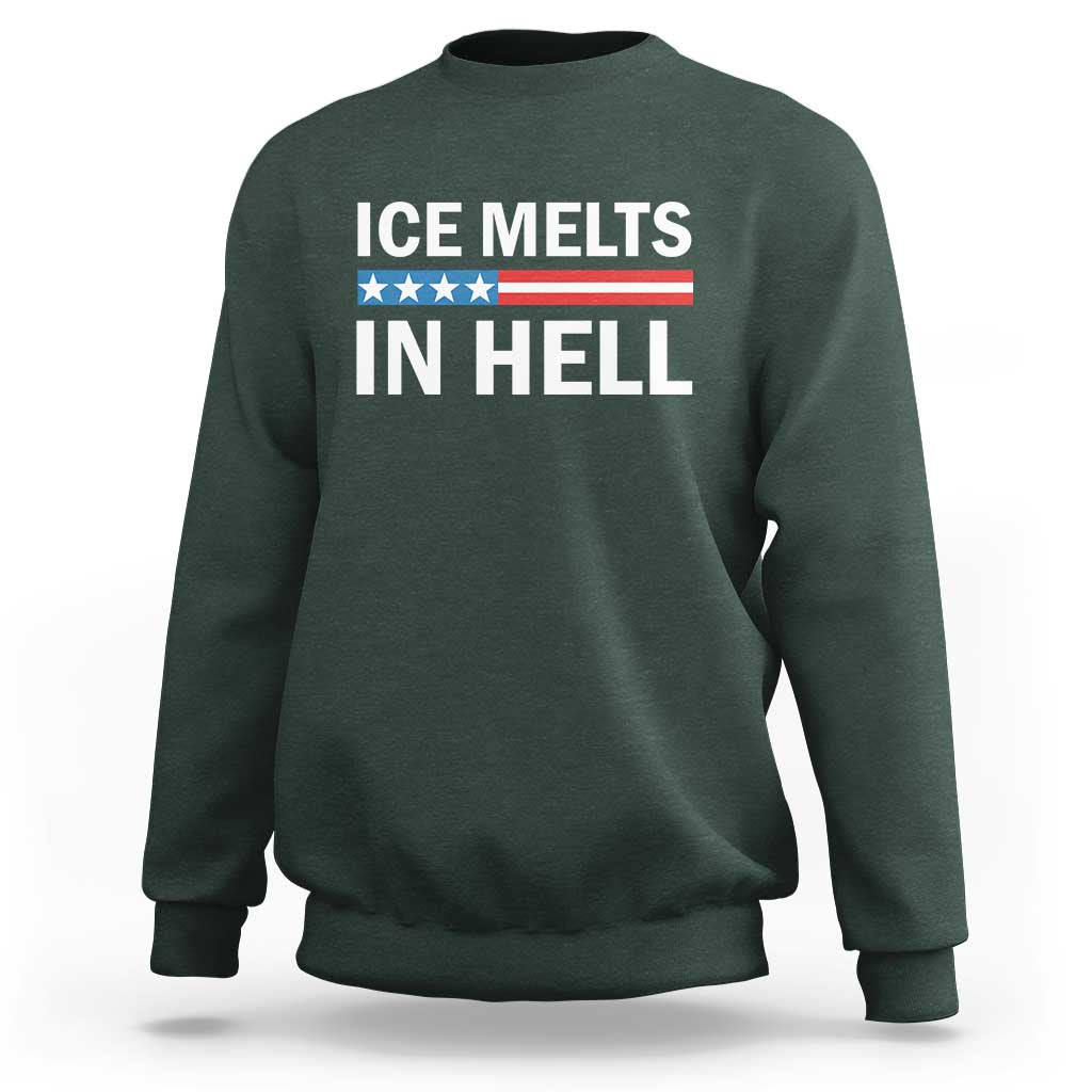 Ice Melts In Hell Sweatshirt Activist Statement Quote
