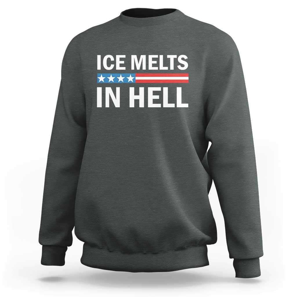 Ice Melts In Hell Sweatshirt Activist Statement Quote