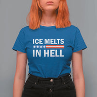 Ice Melts In Hell T Shirt For Women Activist Statement Quote