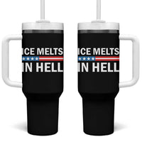 Ice Melts In Hell Tumbler With Handle Activist Statement Quote
