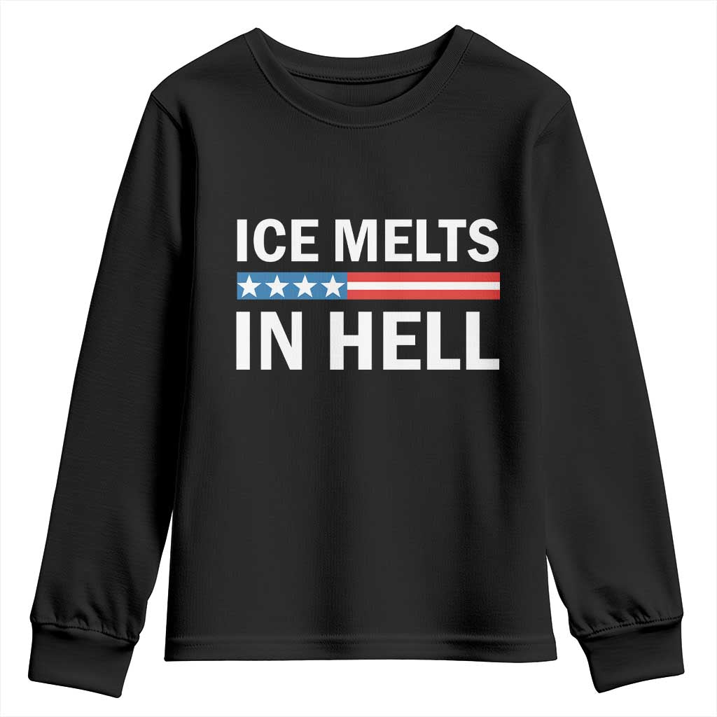 Ice Melts In Hell Youth Sweatshirt Activist Statement Quote