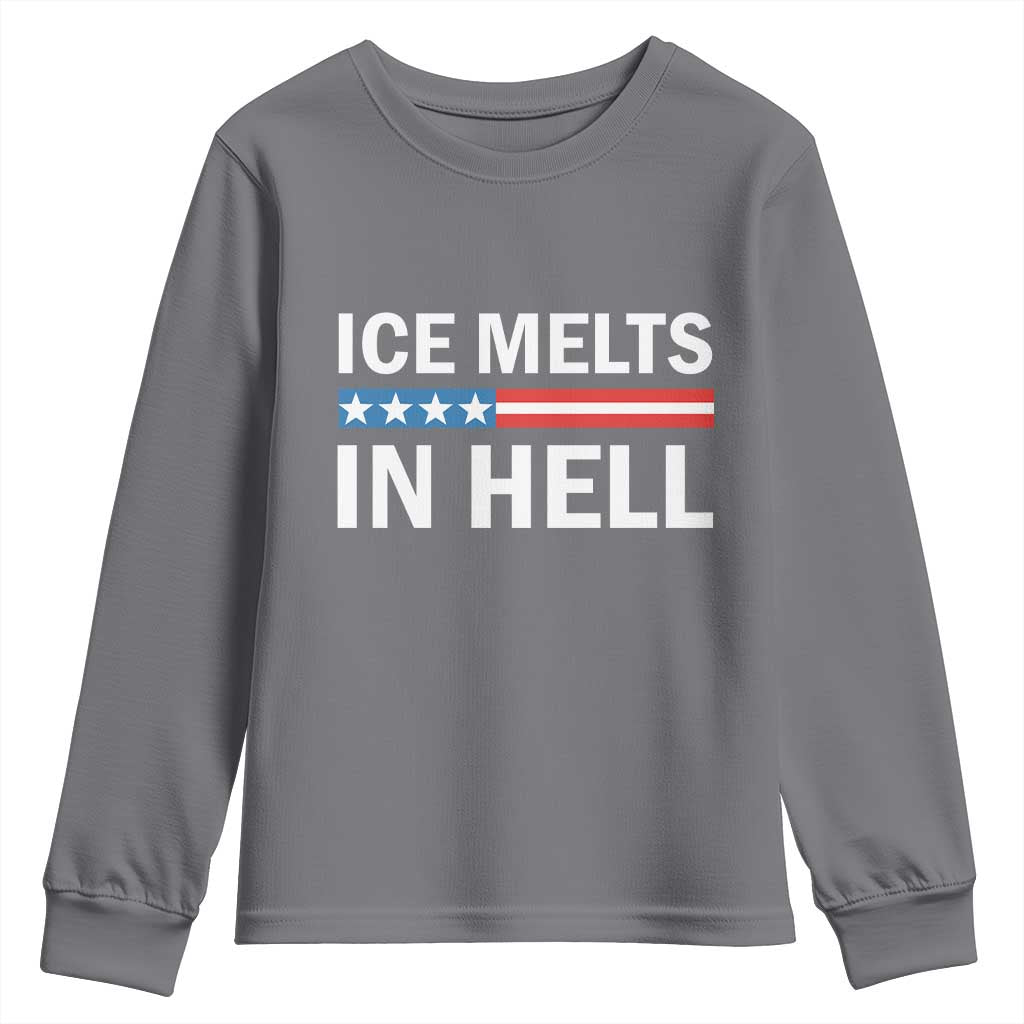 Ice Melts In Hell Youth Sweatshirt Activist Statement Quote